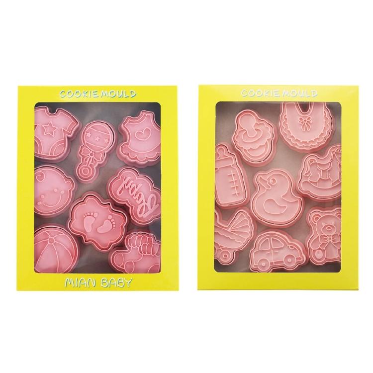 16PCS Babies Series Biscuit Moulds PP Material Push-type Frosting Cookie Molds 1
16PCS Babies Series Biscuit Moulds PP Material Push-type Frosting Cookie Molds 1