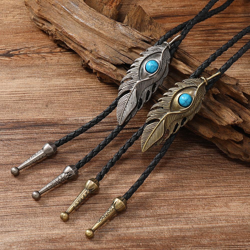 Boho Turquoise Feather Necklace Ethnic Style Bronze Butterfly Choker Party Style 1
Boho Turquoise Feather Necklace Ethnic Style Bronze Butterfly Choker Party Style 1