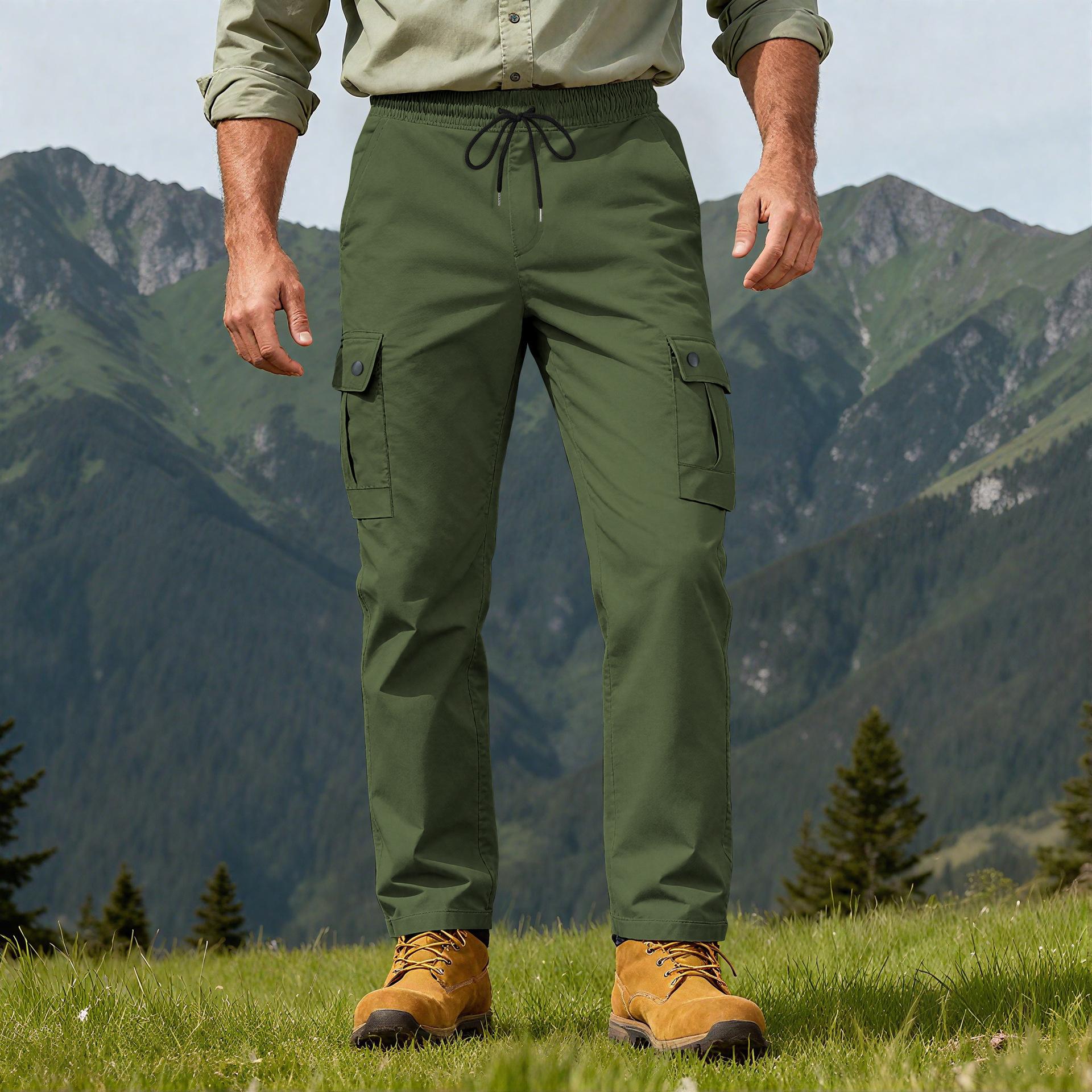 Men s Outdoor Casual Cargo Pants Elastic Waist Drawstring Straight-Leg Trousers with Multi Pockets XXXL
Men s Outdoor Casual Cargo Pants Elastic Waist Drawstring Straight-Leg Trousers with Multi Pockets XXXL