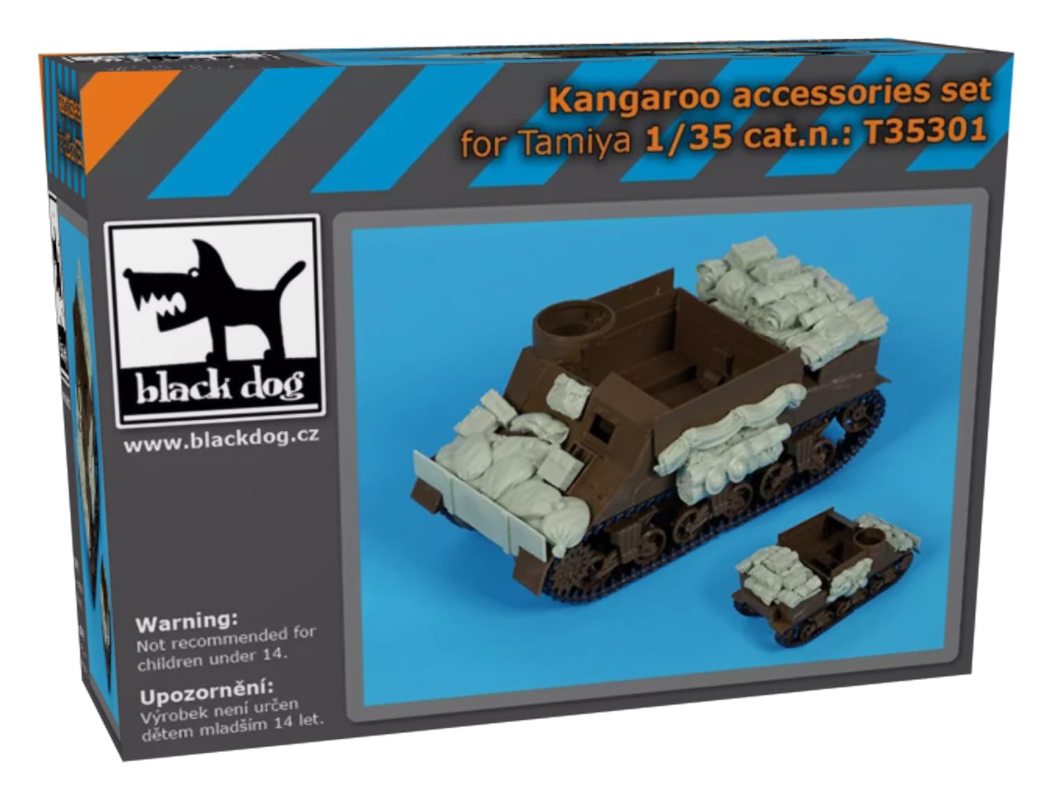 Black Dog Kangaroo Accessory Set Plastic Model Kit Parts HAUT35301 1/35 (for Italeri)
Black Dog Kangaroo Accessory Set Plastic Model Kit Parts HAUT35301 1/35 (for Italeri)