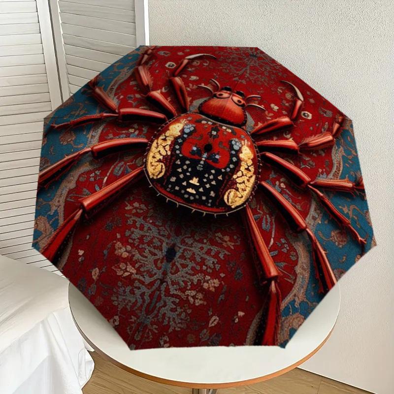 1pc Red Spider on Ornate Rug Umbrella with Plastic Handle,Suitable for All Seasons Home Travel Outdoor UmbrellaDD699
1pc Red Spider on Ornate Rug Umbrella with Plastic Handle,Suitable for All Seasons Home Travel Outdoor UmbrellaDD699