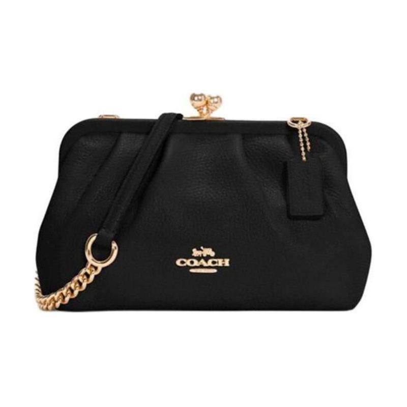 COACH Kisslock 22 Kisslock Leather Cloud Bag Chain Bag Shoulder Crossbody Bag Women s Black чорний
COACH Kisslock 22 Kisslock Leather Cloud Bag Chain Bag Shoulder Crossbody Bag Women s Black чорний