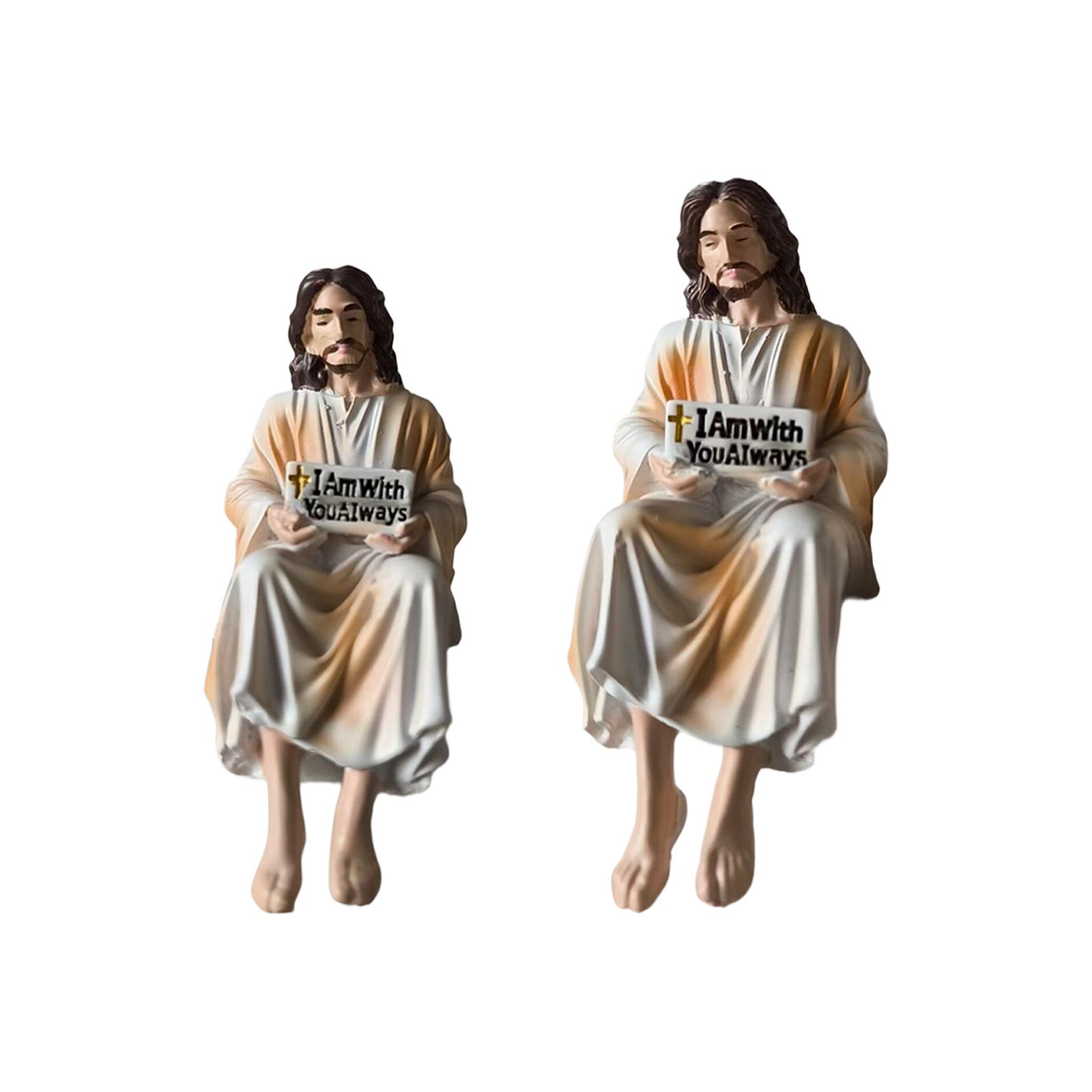 Decorative Jesus Figurine Resin Office Desk Accessory Handcrafted Statue for Sculpture Collection Display S
Decorative Jesus Figurine Resin Office Desk Accessory Handcrafted Statue for Sculpture Collection Display S