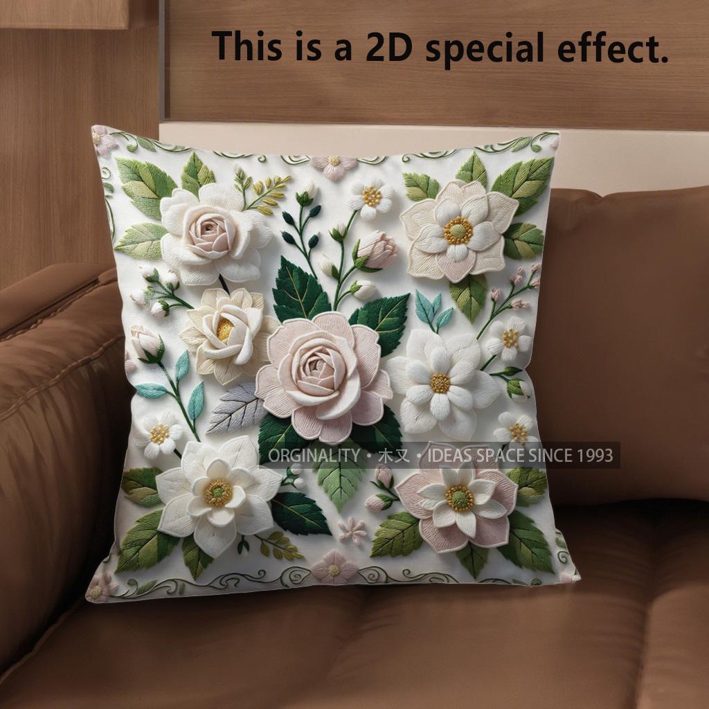 2D Vintage Floral Embossed Print Throw Pillow Covers Pattern Cushion Cover Suitable For Sofa Bedroom Car Pillow Cover 40x40cm
2D Vintage Floral Embossed Print Throw Pillow Covers Pattern Cushion Cover Suitable For Sofa Bedroom Car Pillow Cover 40x40cm