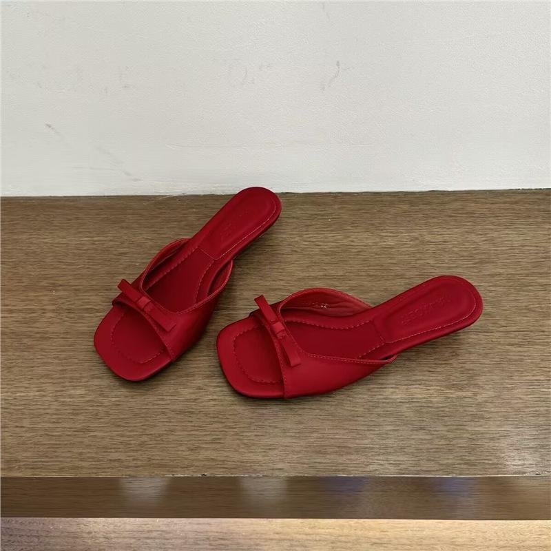 Silver wedge heel French cool slippers fairy shoes 2025 new summer fashion outer wear niche one-word slippers 35 красный
Silver wedge heel French cool slippers fairy shoes 2025 new summer fashion outer wear niche one-word slippers 35 красный