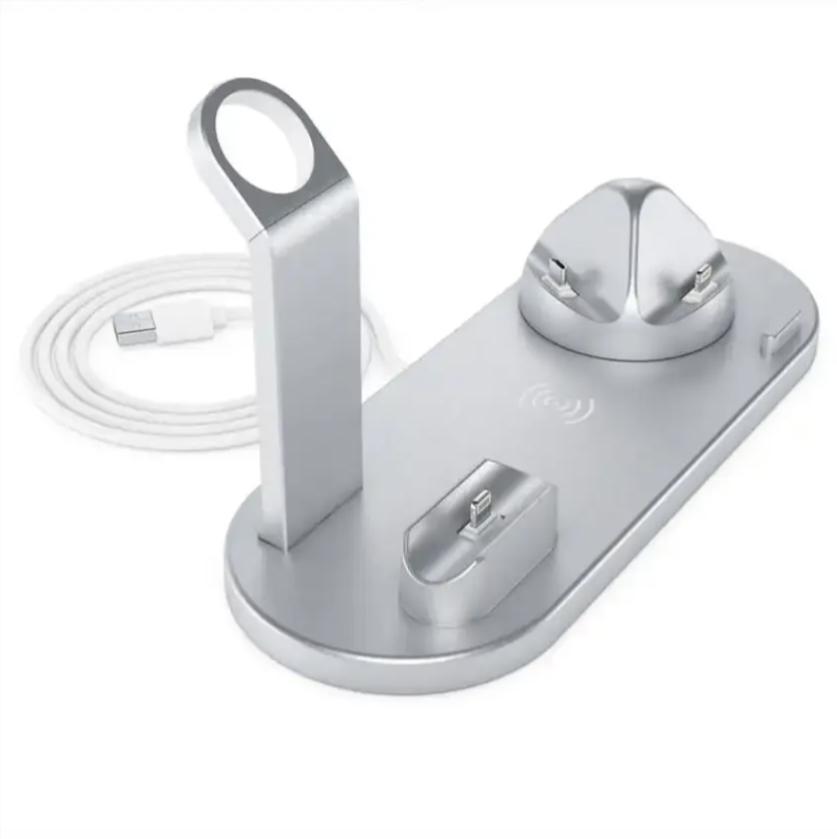 2026 Magnetic 6-in-1 Wireless Charger with 15W Fast Charging for Earbuds Phone Watch-Desktop Charger Station Universal срібний
2026 Magnetic 6-in-1 Wireless Charger with 15W Fast Charging for Earbuds Phone Watch-Desktop Charger Station Universal срібний