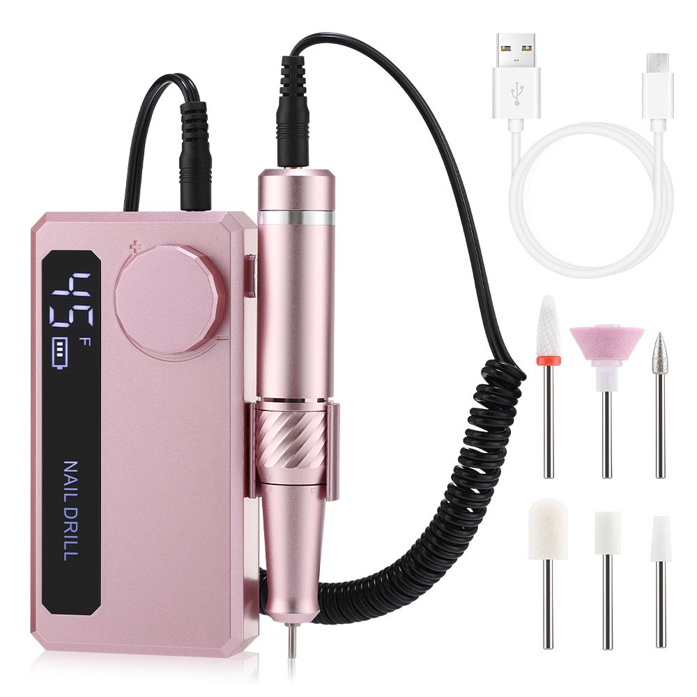 45000RPM Professional Electric Nail Drill Machine Low Noise Rechargeable Nail File Nails Accessories Gel Nail Polish Sander
45000RPM Professional Electric Nail Drill Machine Low Noise Rechargeable Nail File Nails Accessories Gel Nail Polish Sander