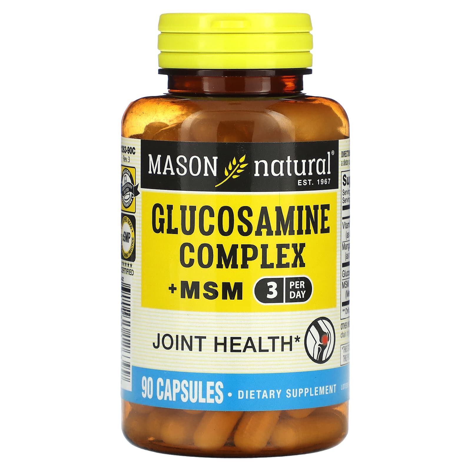 Glucosamine Complex + Msm, 90 Capsules 
Glucosamine Complex + Msm, 90 Capsules