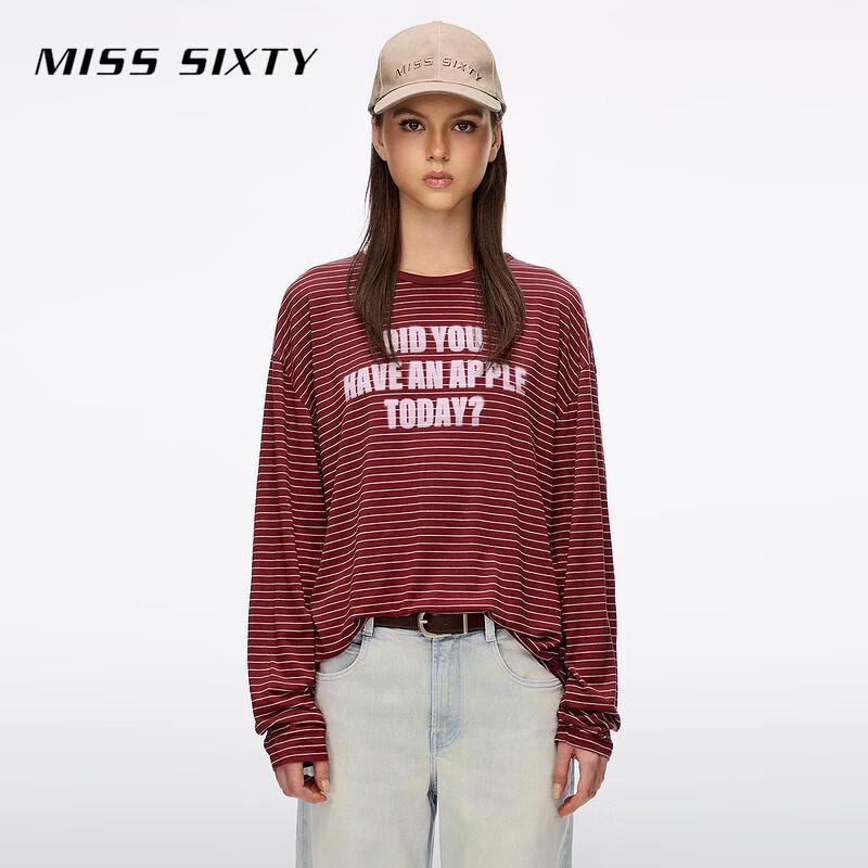 MISS SIXTY Women s Striped Lyocell-Wool T-shirt S
MISS SIXTY Women s Striped Lyocell-Wool T-shirt S