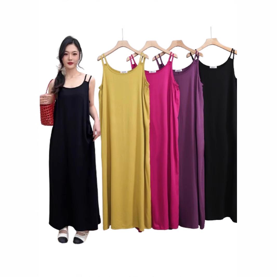 Cotton & Silk Summer Slimming Sleeveless Camisole Dress for Women - 2025 Collection One Size (suitable for 80-160 jin)
Cotton & Silk Summer Slimming Sleeveless Camisole Dress for Women - 2025 Collection One Size (suitable for 80-160 jin)