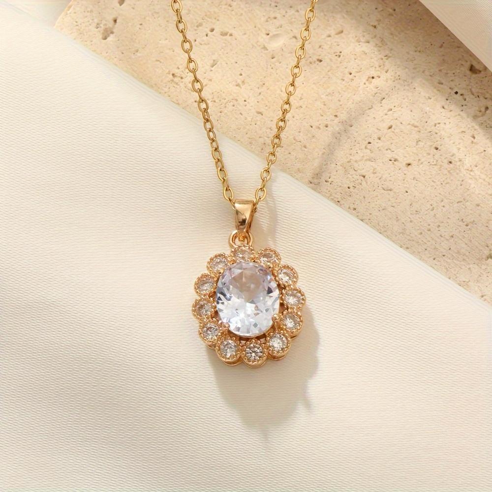 White Oval Zirconia Pendant Necklace for Women 2025 New Fashion Golden Stainless Steel Chain Wedding Party Jewelry Accessories золотий
White Oval Zirconia Pendant Necklace for Women 2025 New Fashion Golden Stainless Steel Chain Wedding Party Jewelry Accessories золотий