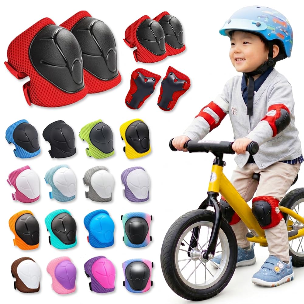 Kids Protective Gear 8-Piece Set for Ages 3-12 (17 Colors Available) - Suitable for Cycling, Skateboarding, Roller Skating, and Motorcycling. Include
Kids Protective Gear 8-Piece Set for Ages 3-12 (17 Colors Available) - Suitable for Cycling, Skateboarding, Roller Skating, and Motorcycling. Include