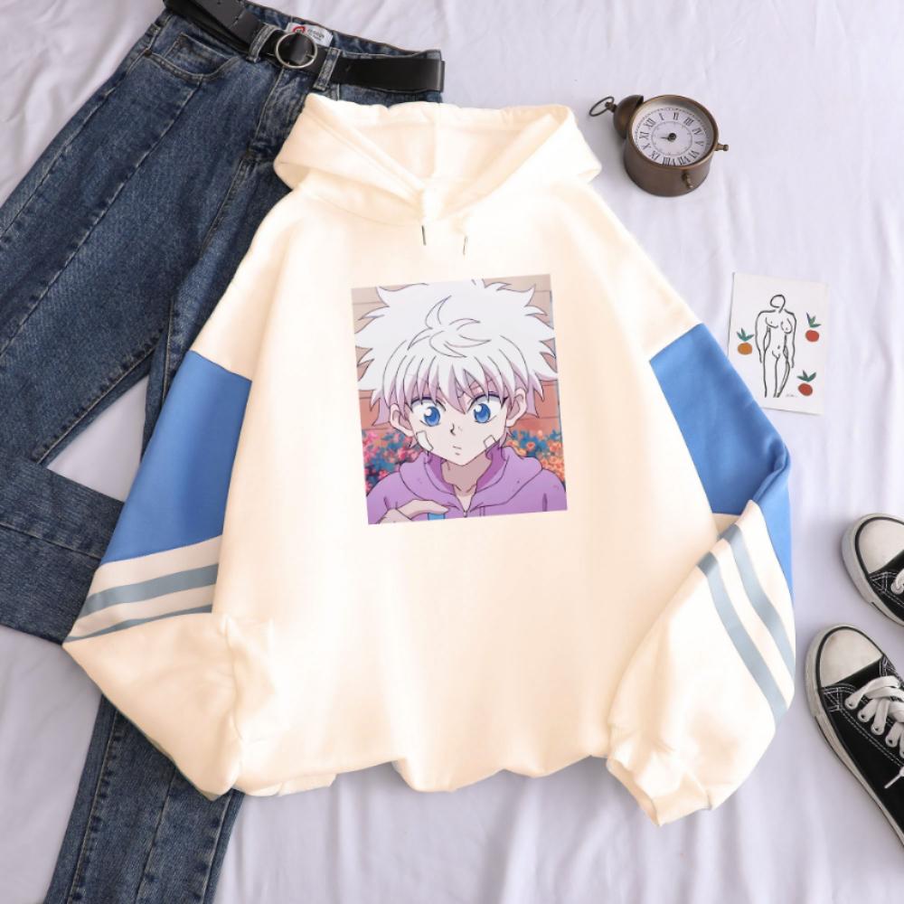 Новый аниме Hunter X Hunter Killua Zoldyck Kawaii Толстовки с героями мультфильмов Толстовка в стиле Харадзюку Лоскутная одежда Oversize Теплый пуловер Женские толстовки
Новый аниме Hunter X Hunter Killua Zoldyck Kawaii Толстовки с героями мультфильмов Толстовка в стиле Харадзюку Лоскутная одежда Oversize Теплый пуловер Женские толстовки