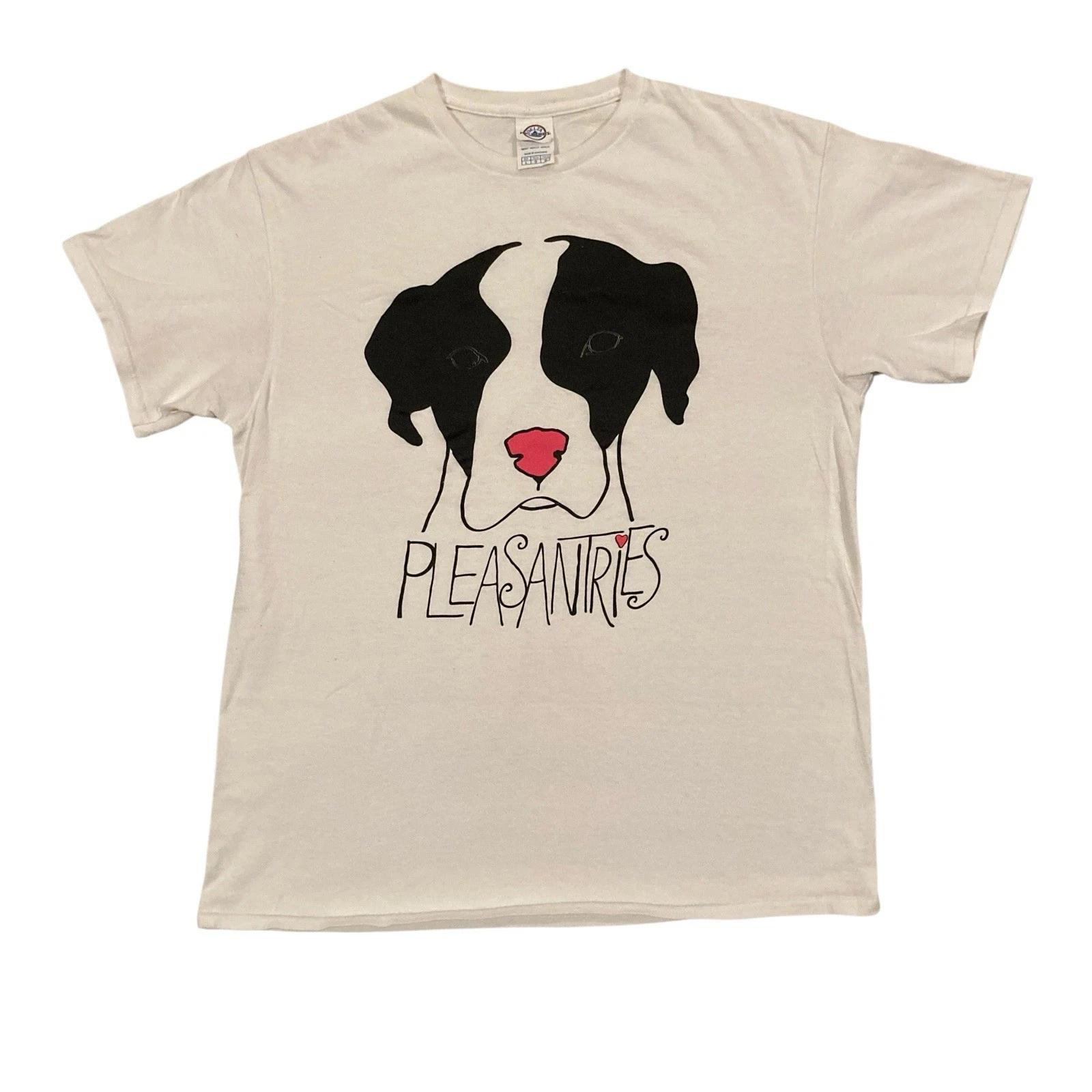 Pleasantries Band Dog T-shirt Large Rock Music Delta Pro Weight Cotton Rare 3XL
Pleasantries Band Dog T-shirt Large Rock Music Delta Pro Weight Cotton Rare 3XL