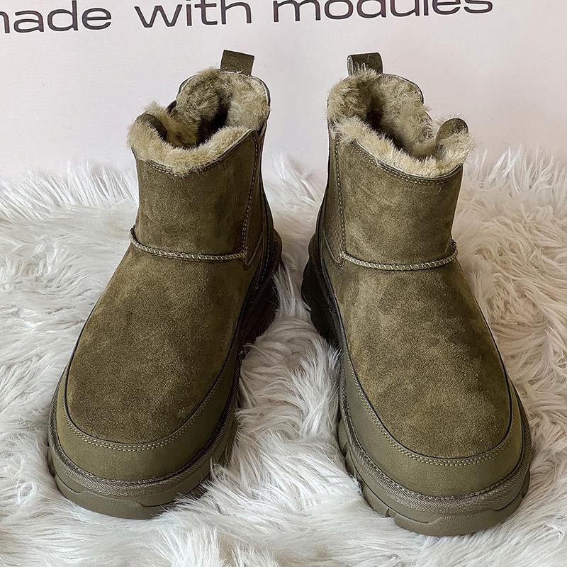 Winter new snow boots fleece thickened warm Chelsea boots heightened non-slip cotton shoes 39
Winter new snow boots fleece thickened warm Chelsea boots heightened non-slip cotton shoes 39