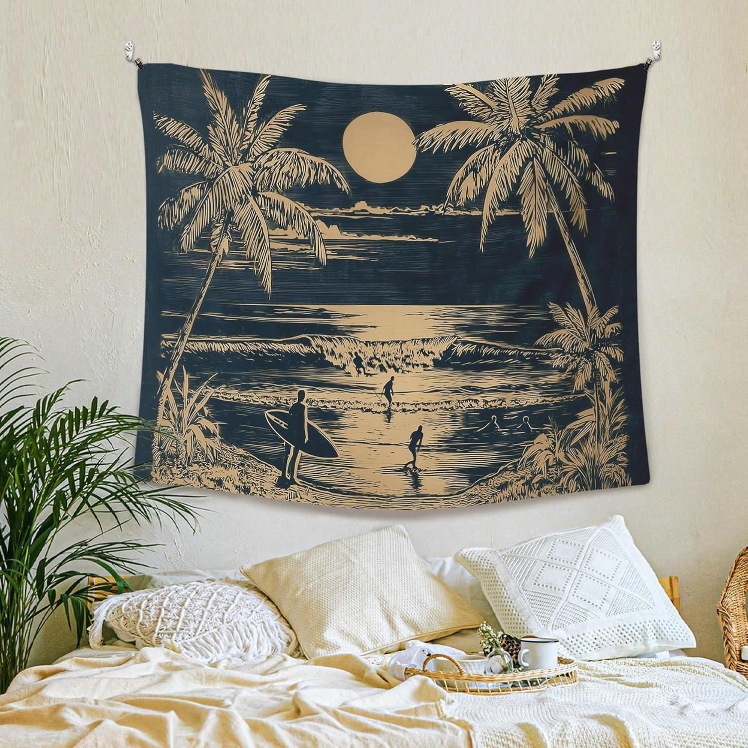 1pc Moonlit Palm Beach Tapestry Polyester 2D Pattern GiftWall Art for BedroomLiving Room Trendy Home Decor for Tropical 74x94cm(29x37in)
1pc Moonlit Palm Beach Tapestry Polyester 2D Pattern GiftWall Art for BedroomLiving Room Trendy Home Decor for Tropical 74x94cm(29x37in)