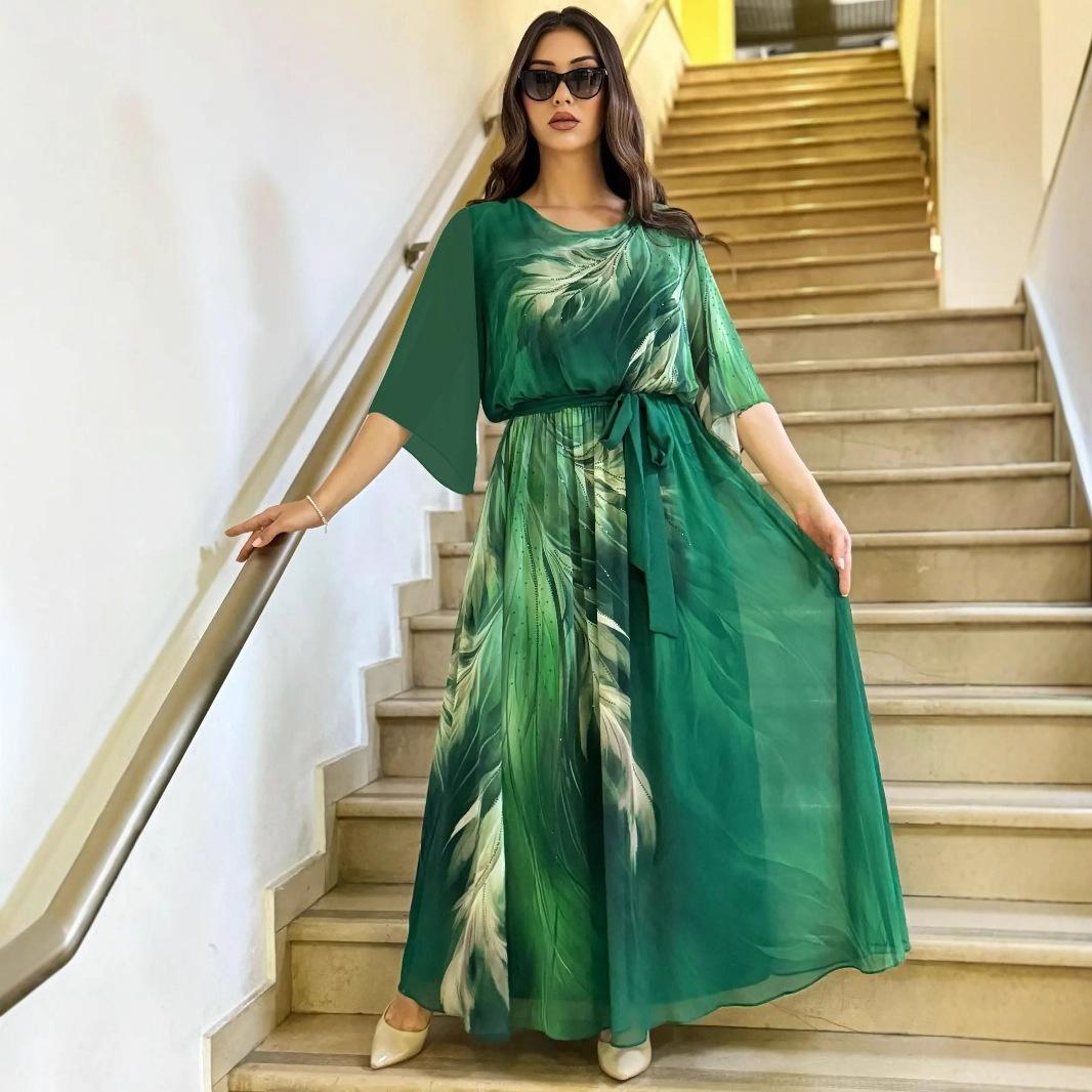 Платье-пуловер с принтом, средней посадки, с круглым вырезом S зелёный
Платье-пуловер с принтом, средней посадки, с круглым вырезом S зелёный