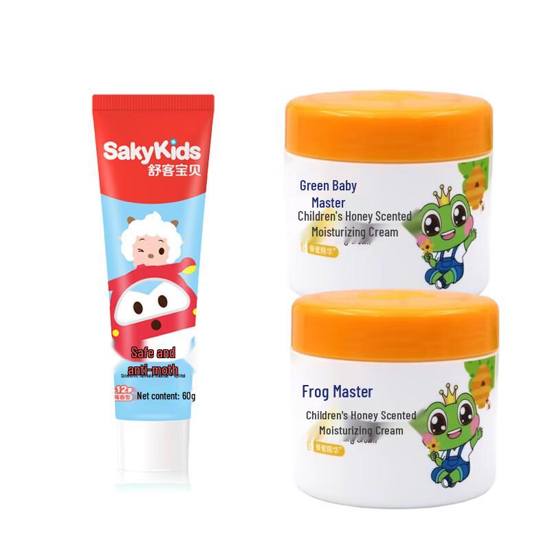 Sakol Kids Strawberry Toothpaste & Honey Moisturizing Cream Set
Sakol Kids Strawberry Toothpaste & Honey Moisturizing Cream Set
