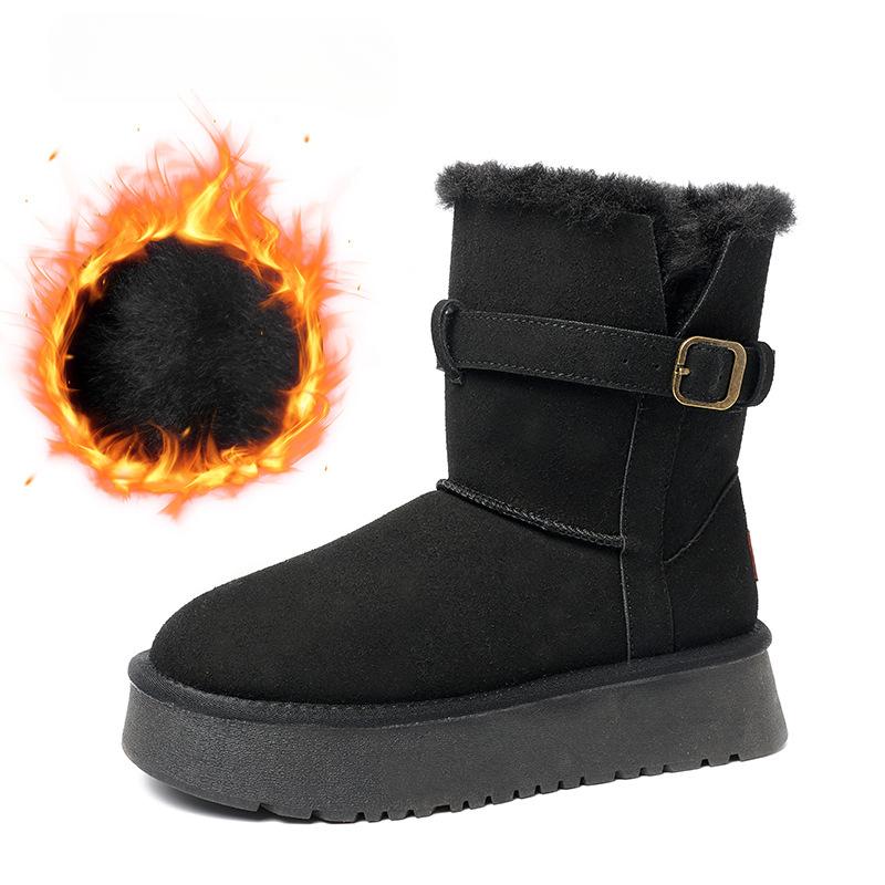 Женские зимние ботинки на платформе с подкладкой из искусственного меха, удобные теплые ботинки для ходьбы, нескользящие ботинки из искусственной замши с подкладкой из плюша и флиса для женщин 40
Женские зимние ботинки на платформе с подкладкой из искусственного меха, удобные теплые ботинки для ходьбы, нескользящие ботинки из искусственной замши с подкладкой из плюша и флиса для женщин 40