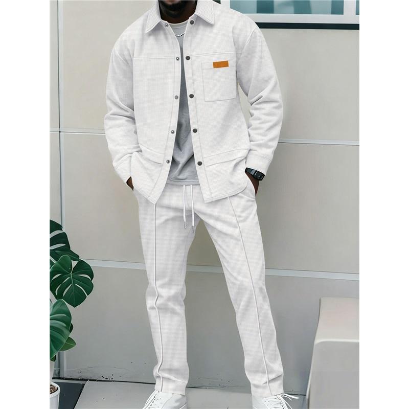 Men s 2 Piece Tracksuit Casual Button Down Jacket & Sweatpants Set Fashion Streetwear Outfits For Daily Wear Jogging Workout XXXL білий
Men s 2 Piece Tracksuit Casual Button Down Jacket & Sweatpants Set Fashion Streetwear Outfits For Daily Wear Jogging Workout XXXL білий
