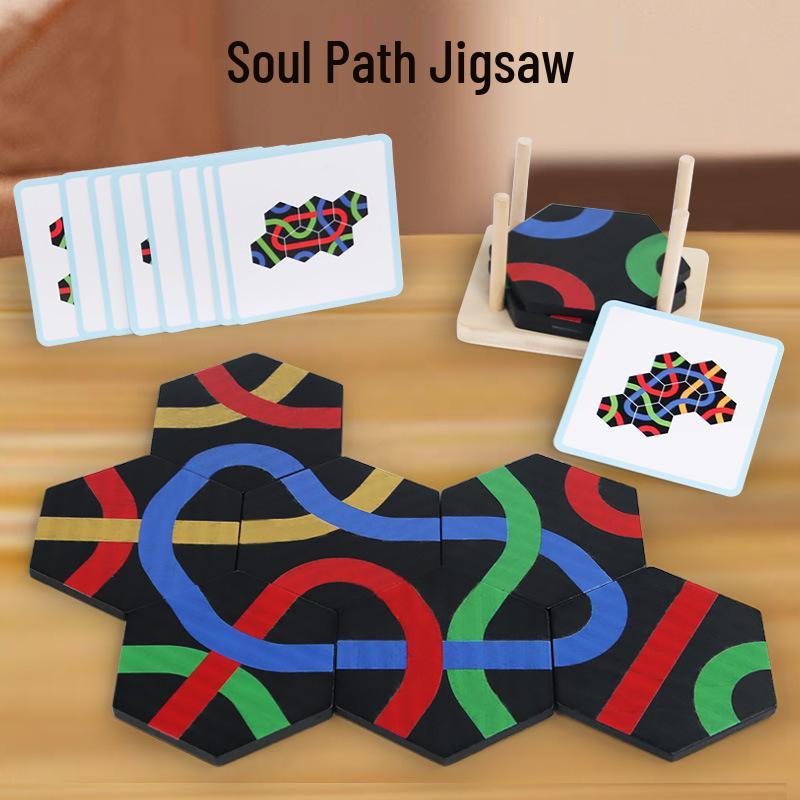 Toddler Wooden Mind Path Puzzle: Spatial Thinking, Logic & Color Recognition Toy for Kids.
Toddler Wooden Mind Path Puzzle: Spatial Thinking, Logic & Color Recognition Toy for Kids.