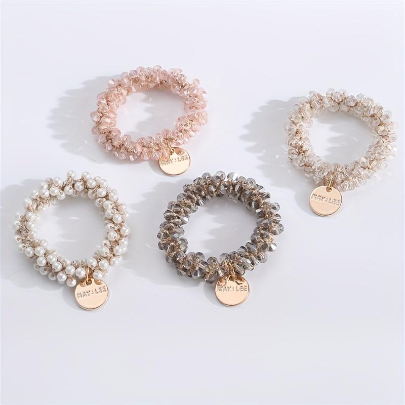 Artificial Imitation Pearl Bead Hair Ties and Headbands, Elegant Versatile Accessories for Women with Thick or Thin Hair
Artificial Imitation Pearl Bead Hair Ties and Headbands, Elegant Versatile Accessories for Women with Thick or Thin Hair