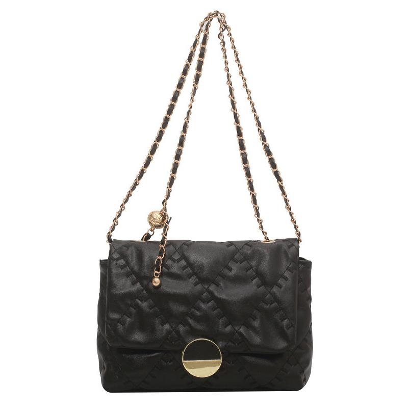 Весенне-осенняя модная женская сумка с цепочкой Lingge Модная простая сумка через плечо на одно плечо
Весенне-осенняя модная женская сумка с цепочкой Lingge Модная простая сумка через плечо на одно плечо