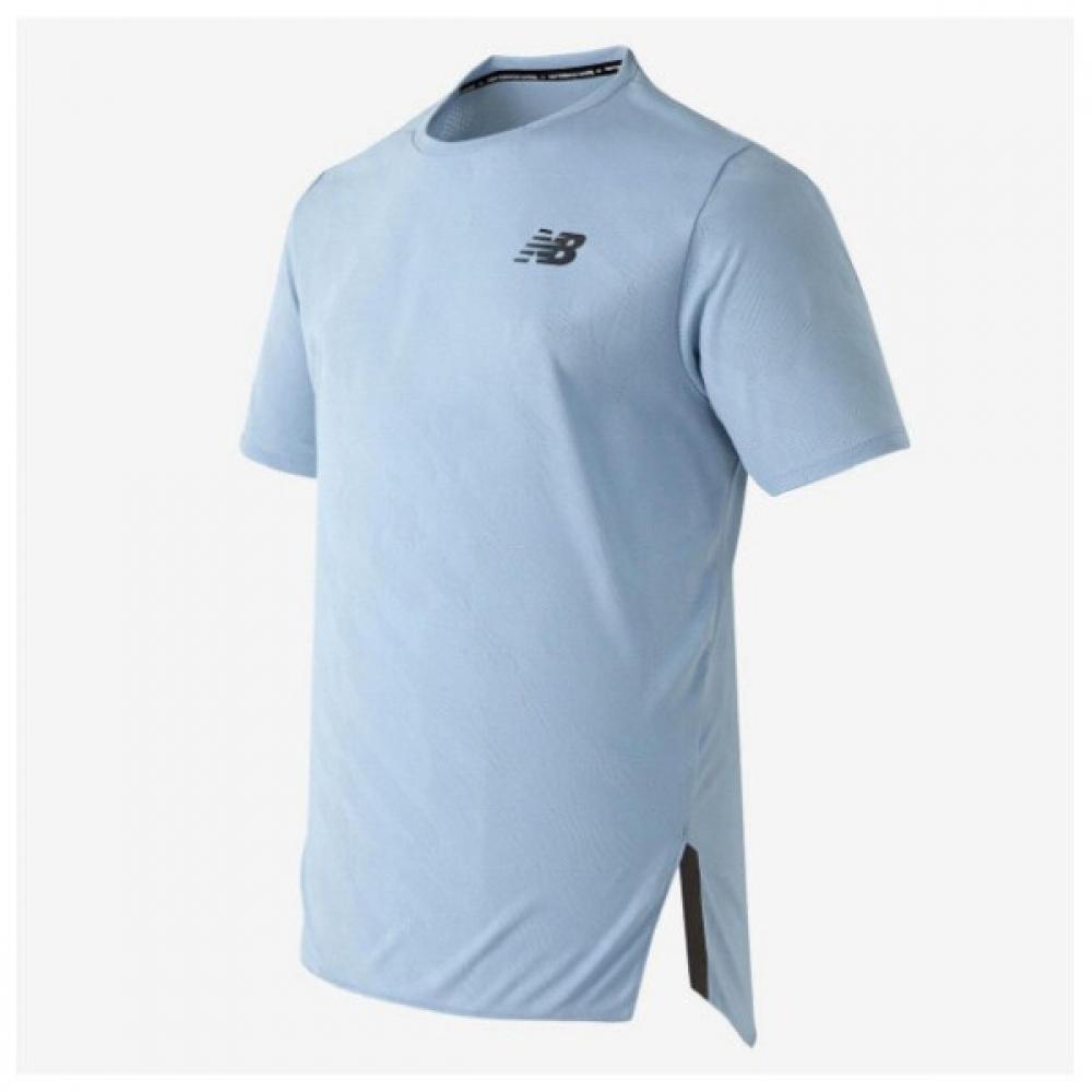 New Balance Short Sleeve Tee KQj Nbned2s181 51 Men Q Speed jacQuard Short Sleeve Tee Blue series/100
New Balance Short Sleeve Tee KQj Nbned2s181 51 Men Q Speed jacQuard Short Sleeve Tee Blue series/100