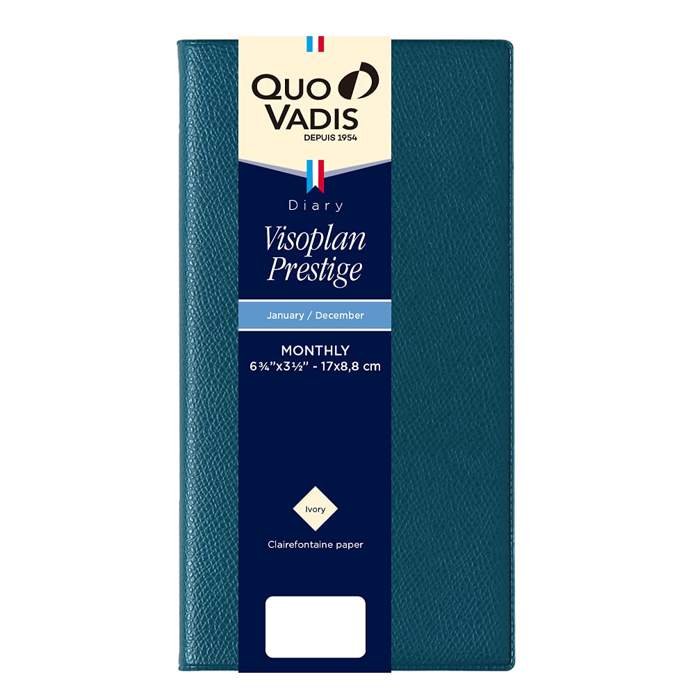 QUOVADIS 2026 Planner Diary Buisiness Plan Prestige/Unpara (Monthly Block, January Start, Slim Size 17x8.8cm) blue plasse qv66601bp
QUOVADIS 2026 Planner Diary Buisiness Plan Prestige/Unpara (Monthly Block, January Start, Slim Size 17x8.8cm) blue plasse qv66601bp