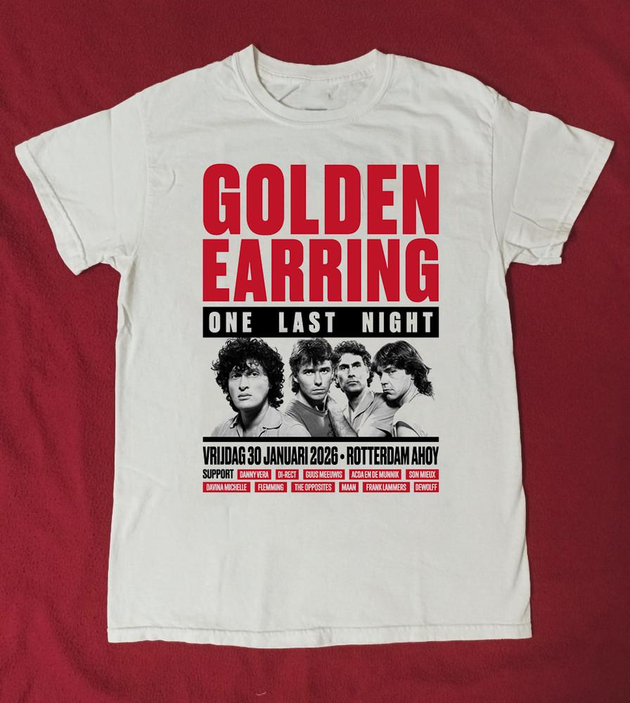 Golden Earring Band One Last Night 2025 T Shirt Full Size S5XL Unisex T-Shirt XXXL
Golden Earring Band One Last Night 2025 T Shirt Full Size S5XL Unisex T-Shirt XXXL