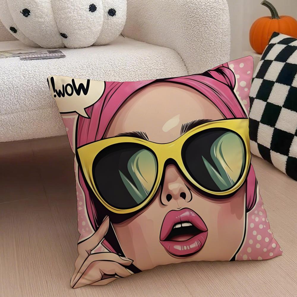Classic Pop Art American Art RRoy Lichtenstein Cushion Cover Throw Pillow Cover Hidden Button Durable Polyester Chair Cushion 30x30cm
Classic Pop Art American Art RRoy Lichtenstein Cushion Cover Throw Pillow Cover Hidden Button Durable Polyester Chair Cushion 30x30cm