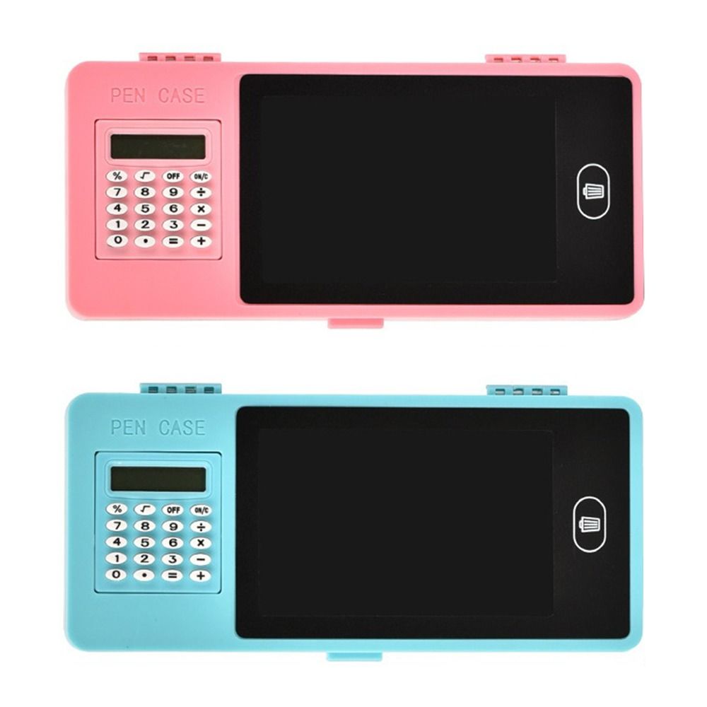 Erasable Drawing Board Pencil Case with LCD Screen Stationery Box Multifunctional Pen Bag Gift небо синє кольору
Erasable Drawing Board Pencil Case with LCD Screen Stationery Box Multifunctional Pen Bag Gift небо синє кольору