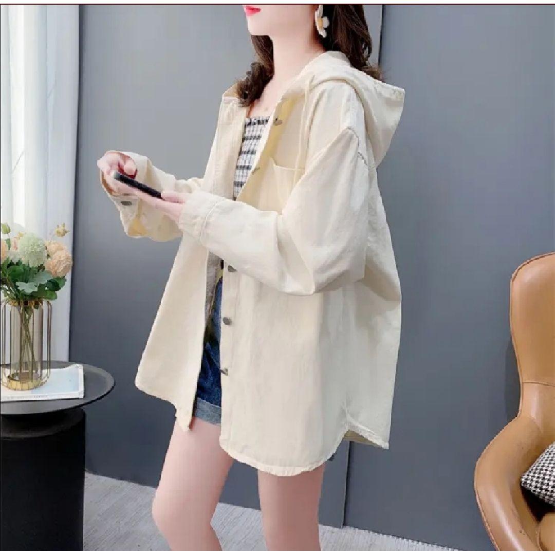 Весенняя свободная рубашка с капюшоном, женская модная дизайнерская модель Sense Small Fresh, с длинными рукавами, средней длины, универсальная стильная корейская блузка Tide XL белый
Весенняя свободная рубашка с капюшоном, женская модная дизайнерская модель Sense Small Fresh, с длинными рукавами, средней длины, универсальная стильная корейская блузка Tide XL белый
