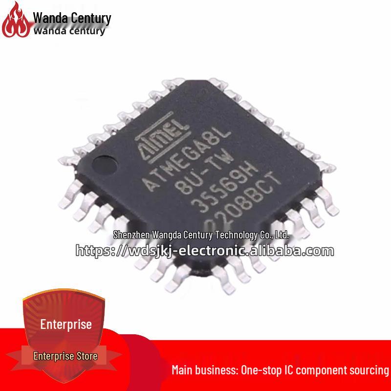 Original ATMEGA8L-8AU QFP32 8-bit Microcontroller Chip
Original ATMEGA8L-8AU QFP32 8-bit Microcontroller Chip