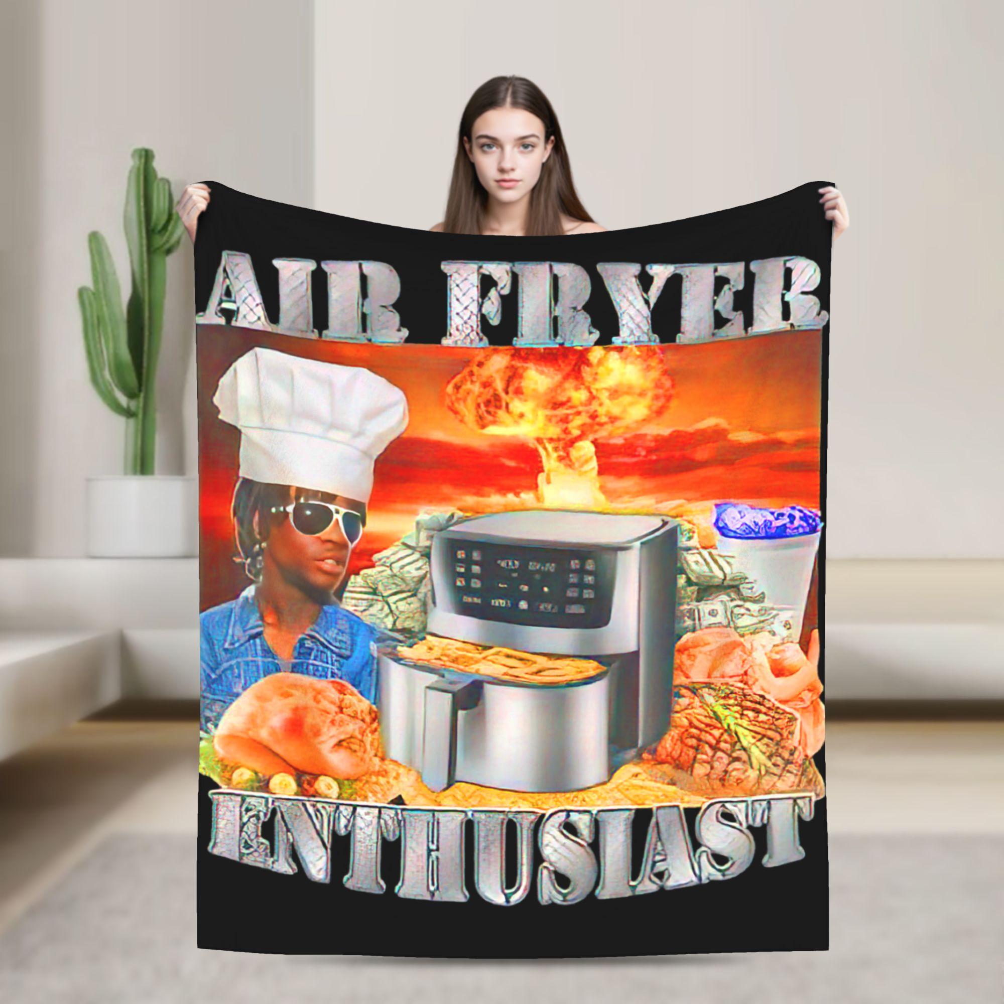 Air Fryer Enthusiast Oddly Specific Meme Funny Sarcasm Plush Blanket Flannel Throw Blanket For Outdoor Warm Bedspread Gift 75x100cm (30x40inch)
Air Fryer Enthusiast Oddly Specific Meme Funny Sarcasm Plush Blanket Flannel Throw Blanket For Outdoor Warm Bedspread Gift 75x100cm (30x40inch)