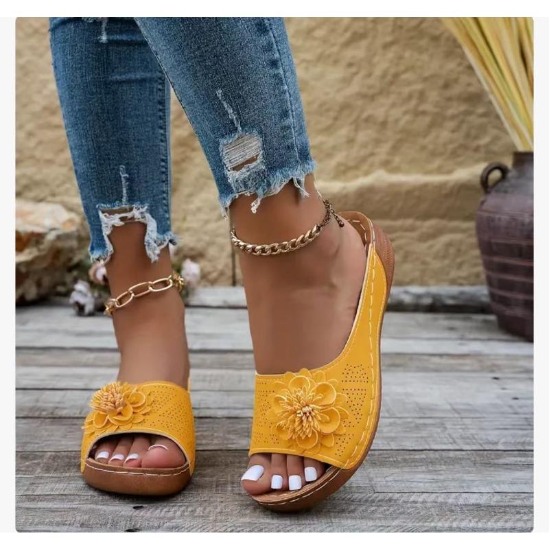 Новая женская обувь больших размеров весна и лето новая обувь с одним цветком, шлепанцы-сандалии с открытым носком 43 жёлтый
Новая женская обувь больших размеров весна и лето новая обувь с одним цветком, шлепанцы-сандалии с открытым носком 43 жёлтый