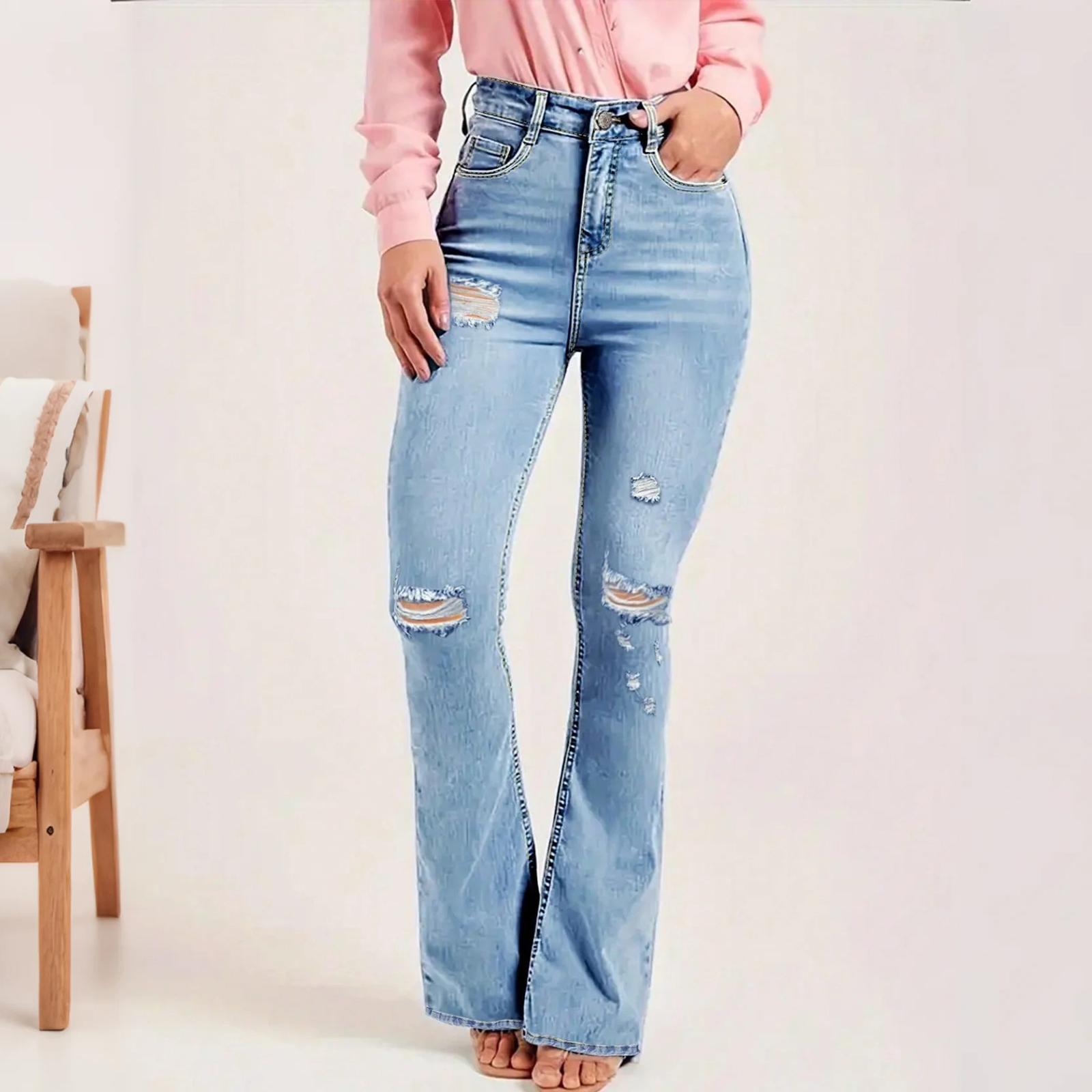 Women s High Waist Washed Women s Jeans Fashionable Versatile Straight Leg Pants S
Women s High Waist Washed Women s Jeans Fashionable Versatile Straight Leg Pants S