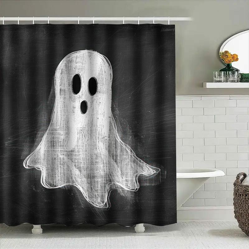 Tuniu Ghost Halloween Shower Curtain Spooky Scary Ghost Curtain For Bathroom Decor W60H190(CM)-1 Pcs
Tuniu Ghost Halloween Shower Curtain Spooky Scary Ghost Curtain For Bathroom Decor W60H190(CM)-1 Pcs