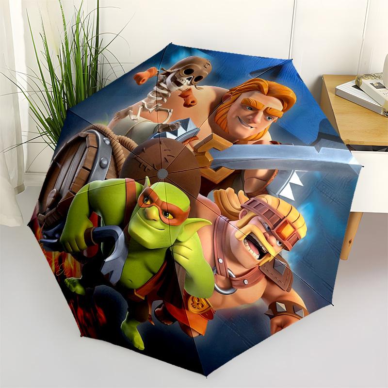 Clash Royale, Characters Automatic Opening and Closing, 8 rib Structure Portable Umbrella, Suitable for Men and Women in All Seasons Perfec
Clash Royale, Characters Automatic Opening and Closing, 8 rib Structure Portable Umbrella, Suitable for Men and Women in All Seasons Perfec