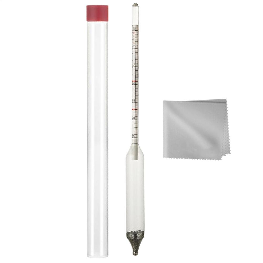 Hydrometer Tester Stainless Steel Maple Syrup Kit Tools High Contrast Scale And Red Logo Module Rugged And Durable Tools
Hydrometer Tester Stainless Steel Maple Syrup Kit Tools High Contrast Scale And Red Logo Module Rugged And Durable Tools