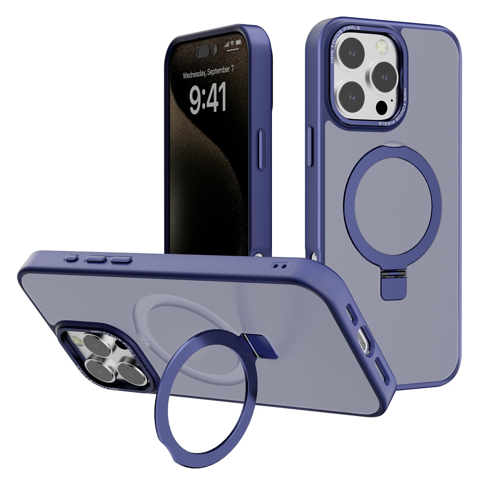 For iPhone 16 Pro Max Case Magnetic Kickstand TPU+PC Phone Cover Matte Translucent Sapphire
For iPhone 16 Pro Max Case Magnetic Kickstand TPU+PC Phone Cover Matte Translucent Sapphire