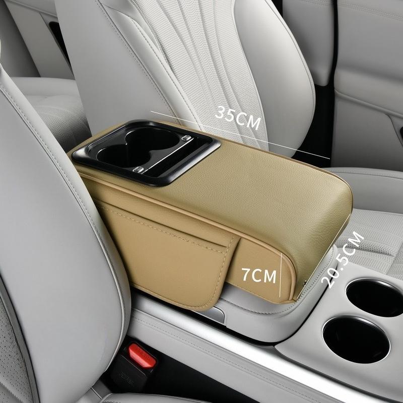Car Armrest Box Organizer Height Elbow Rest Pad Console Storage Box With Type-C Port Charging Water Cup Holder бежевий
Car Armrest Box Organizer Height Elbow Rest Pad Console Storage Box With Type-C Port Charging Water Cup Holder бежевий