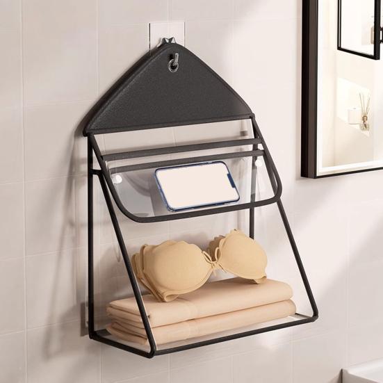 Yousheng Bathroom Hanging Bag Storage Organizer Large Capacity Waterproof Transparent Cosmetic Clothing Bag Container білий
Yousheng Bathroom Hanging Bag Storage Organizer Large Capacity Waterproof Transparent Cosmetic Clothing Bag Container білий