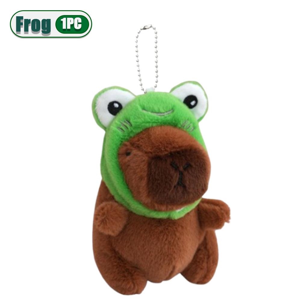 1-20PCS Frog Capybara Plush Doll Pendant Keychain Bag Charm Cute Cartoon Plush Toy Kids Birthday Holiday Christmas Party Gift
1-20PCS Frog Capybara Plush Doll Pendant Keychain Bag Charm Cute Cartoon Plush Toy Kids Birthday Holiday Christmas Party Gift