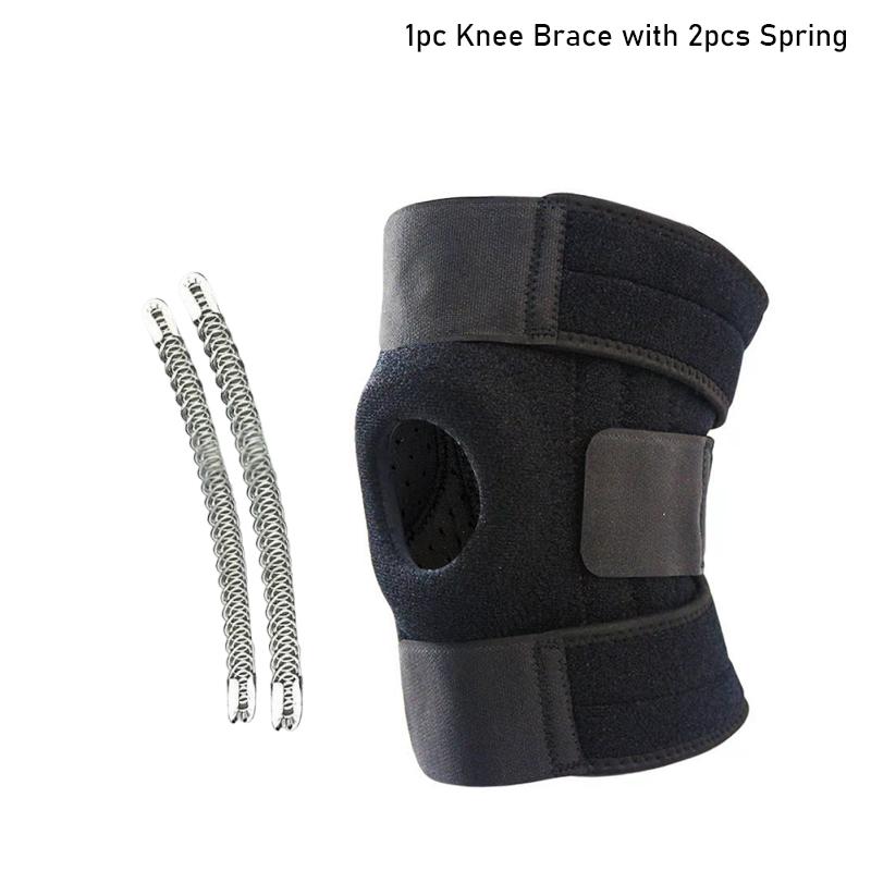 1Pc Adjustable Knee Support Knee Brace With 2/4 Spring Supporting For Knee Pain Injury Recovery Sports Safety For Men Women 2pcs spring
1Pc Adjustable Knee Support Knee Brace With 2/4 Spring Supporting For Knee Pain Injury Recovery Sports Safety For Men Women 2pcs spring