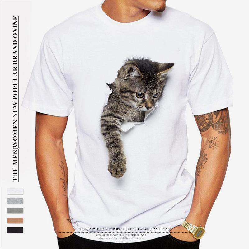New Fashion Trend Men s T-shirt 3D Cat Print White Short Sleeve Daily Casual Joker Round Neck Pullover XXXXL
New Fashion Trend Men s T-shirt 3D Cat Print White Short Sleeve Daily Casual Joker Round Neck Pullover XXXXL