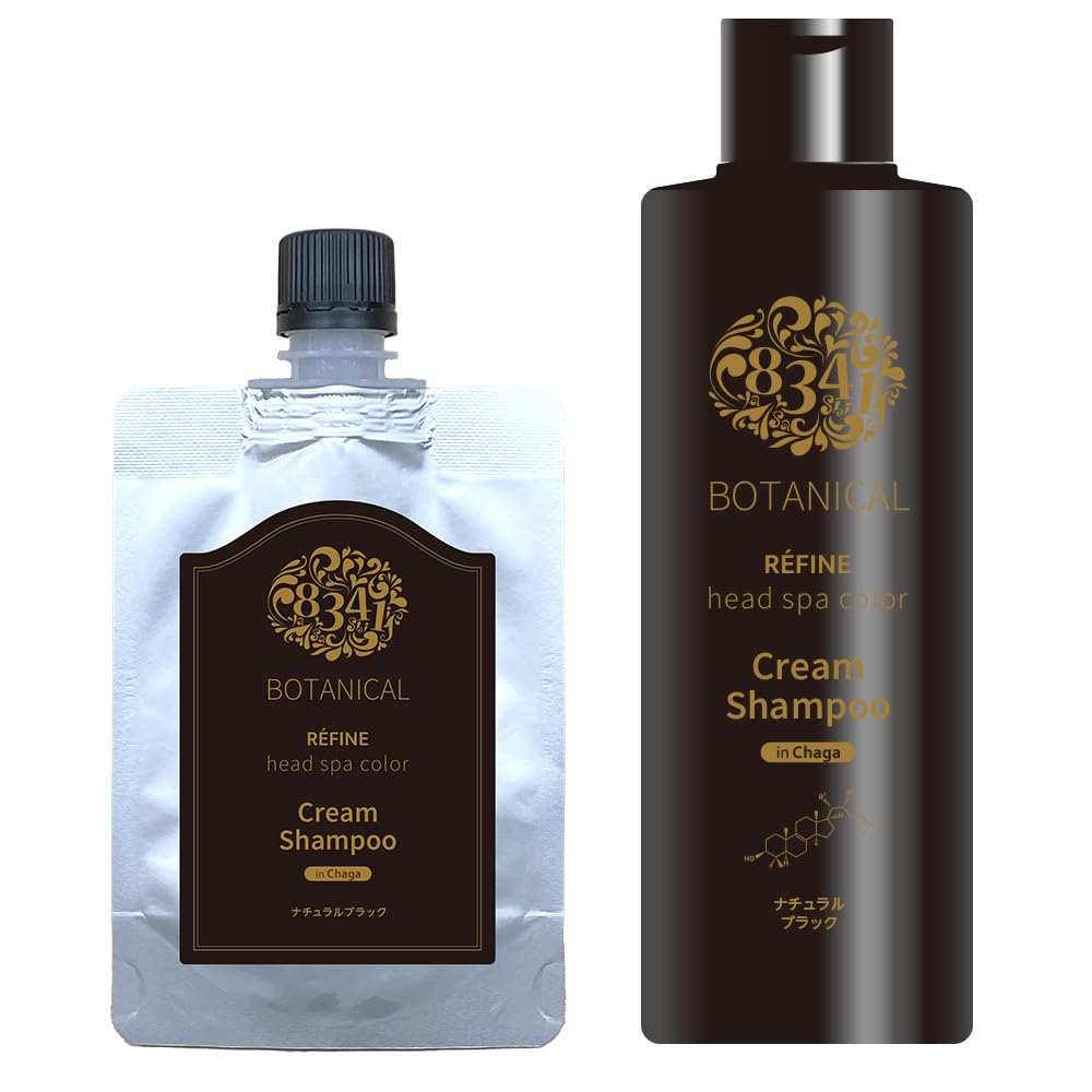 Refine Head Spa Color Cream Shampoo for Gray 220mL 80mL Hair, + (Natural Black)
Refine Head Spa Color Cream Shampoo for Gray 220mL 80mL Hair, + (Natural Black)