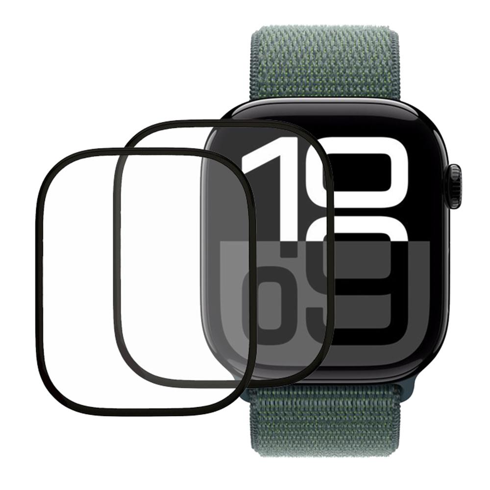 2Pcs/Pack For Apple Watch Series 11 46mm/10 46mm Watch Screen Protector HD Clear PMMA Film (Black Edge) A
2Pcs/Pack For Apple Watch Series 11 46mm/10 46mm Watch Screen Protector HD Clear PMMA Film (Black Edge) A