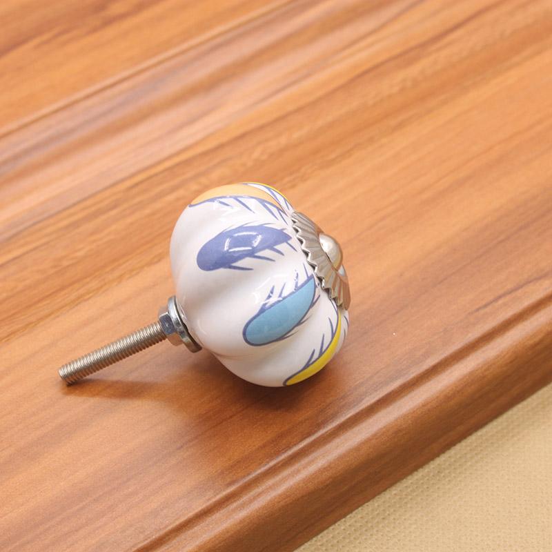 KAK 40mm Hand-painted Ceramic Drawer Knobs Porcelain Pumpkin Cabinet Knobs Cupboard Handles with base for Kids Furniture Handle
KAK 40mm Hand-painted Ceramic Drawer Knobs Porcelain Pumpkin Cabinet Knobs Cupboard Handles with base for Kids Furniture Handle
