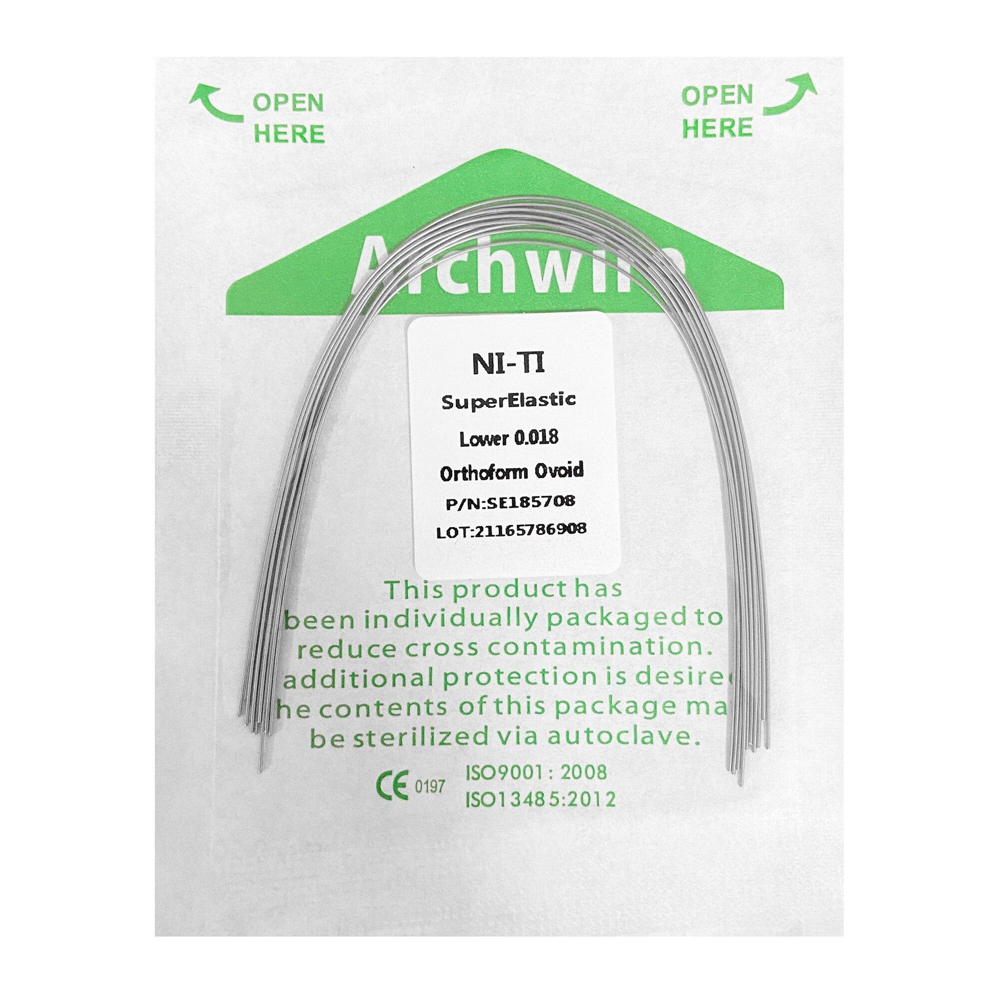 10 шт./упак. ортодонтические стоматологические суперэластичные овоидные нити круглые/прямоугольные арочные проволоки стоматологические нити арочные проволоки Ovoid 018 Lower
10 шт./упак. ортодонтические стоматологические суперэластичные овоидные нити круглые/прямоугольные арочные проволоки стоматологические нити арочные проволоки Ovoid 018 Lower